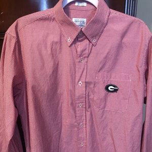 Men’s Georgia bulldogs button down